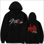 StrayKids Long Sleeve Hoodie - black / XL - StrayKids