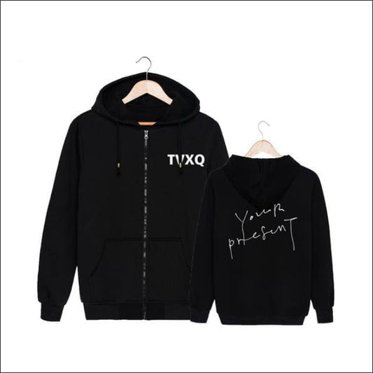 TVXQ Unisex Hoodie with Zipper - KPOP Zone