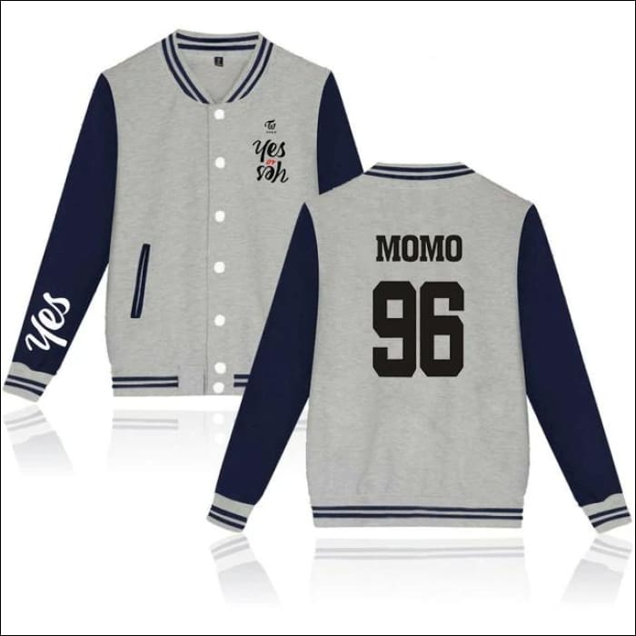 TWICE BASEBALL VARSITY SHIRT - TWICE