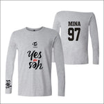 TWICE Long Sleeve printed T-Shirt - gray 1 / 4XL - TWICE