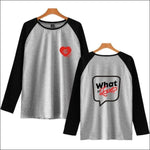 TWICE Long Sleeve printed T-Shirt - Gray / 4XL - TWICE