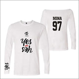 TWICE Long Sleeve printed T-Shirt - white 2 / XL - TWICE