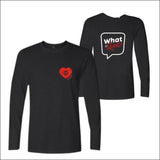 TWICE Plain Long Sleeve printed T-Shirt - black / XXS - TWICE