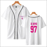 TWICE UNISEX BASEBALL VARSITY SHIRT - JK0202 / XXS - TWICE