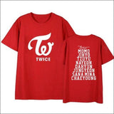 Twice White List T-Shirt - 3 / S - TWICE