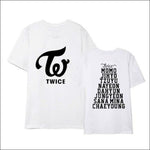 Twice White List T-Shirt - 9 / S - TWICE